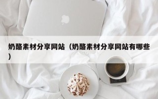 丽水奶酪素材分享网站（奶酪素材分享网站有哪些）